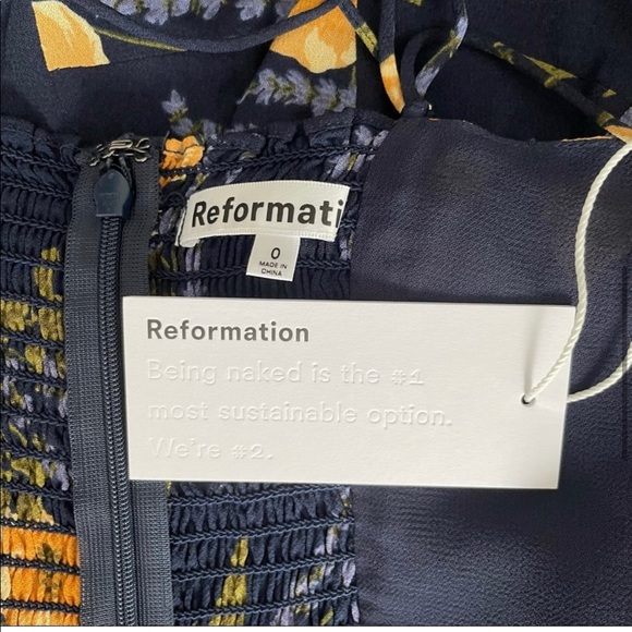 Reformation Juliette Midi Dress in Petit Jardin (Perfect Condition with … - Picture 7 of 8